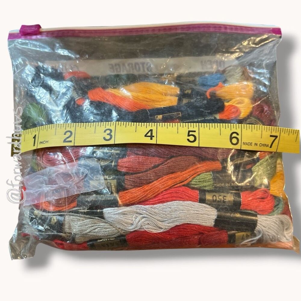 Majority DMC Embroidery Floss Lot – 68 Skeins - Picture 3 of 6